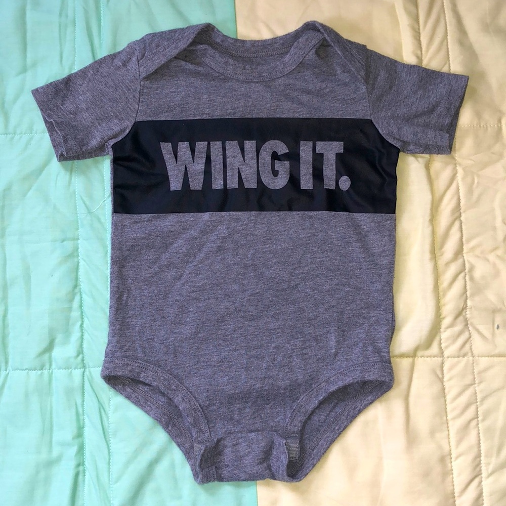 Jordan Grey Onesie 3-6 month